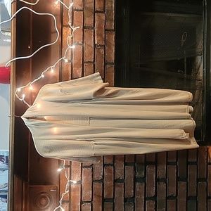 Women's just my size women's tan light sweater / cover
